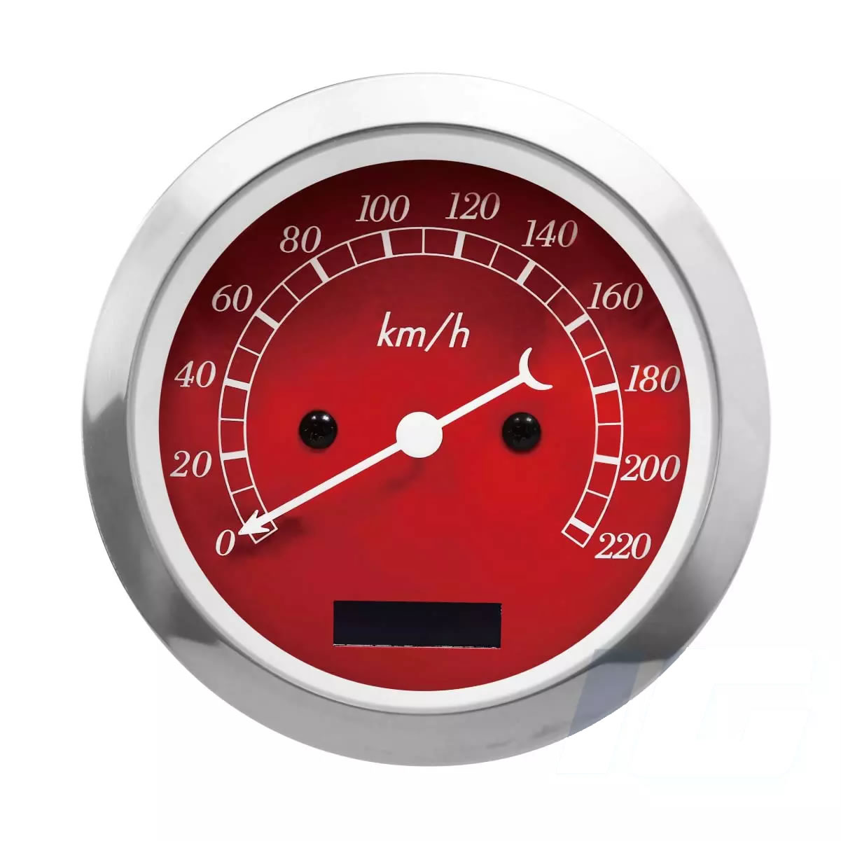 Red Face White Needle - Electrical Speedometers